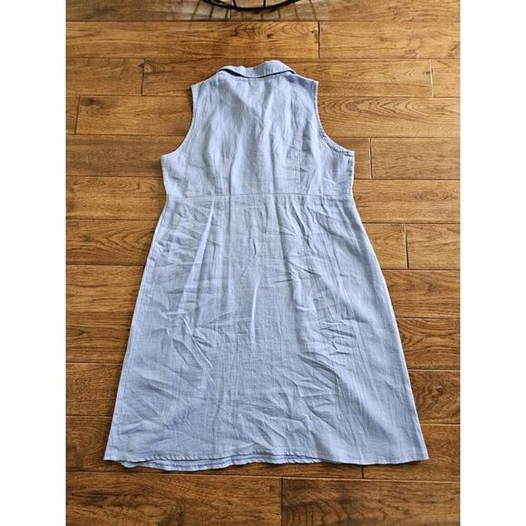 Goddess Gear Organic Linen Dress Women's XL Lagenlook Beach Made in USA - Picture 11 of 11